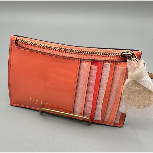 Kate Spade KL570 Snack Time Potato Chip Bag Embossed Card Case Wristlet Wallet - Picture 3 of 13